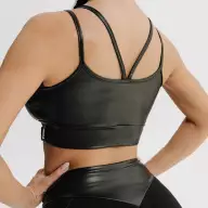 Leather bra top new arrivals