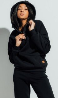 Толстовка Neck Zip Black